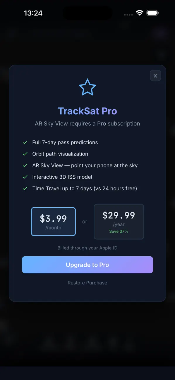 #3. TrackSat (iOS) Podle: Luc Python