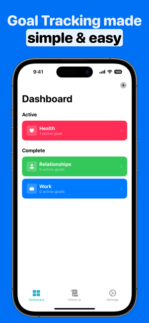 ‎Goal Tracker: Track Progress Screenshot