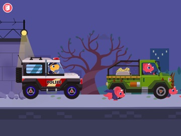 Dinosaur Police Car kids Games iPad screenshot
