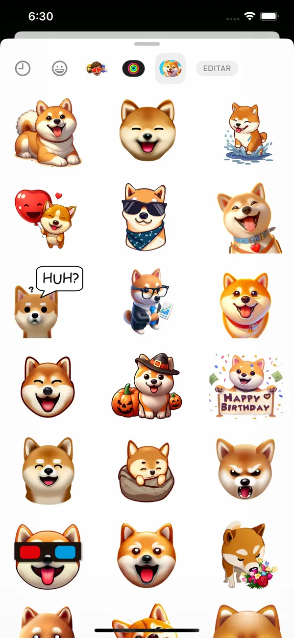 Screenshot #2 pour Shiba Inu Doge Mania Stickers