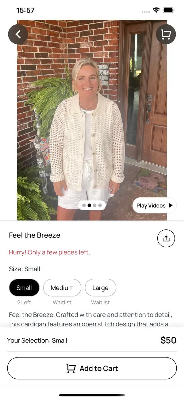 Screenshot #3 pour Violet Fields Boutique