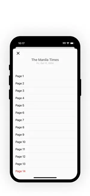 The Manila Times Digital iPhone screenshot 4