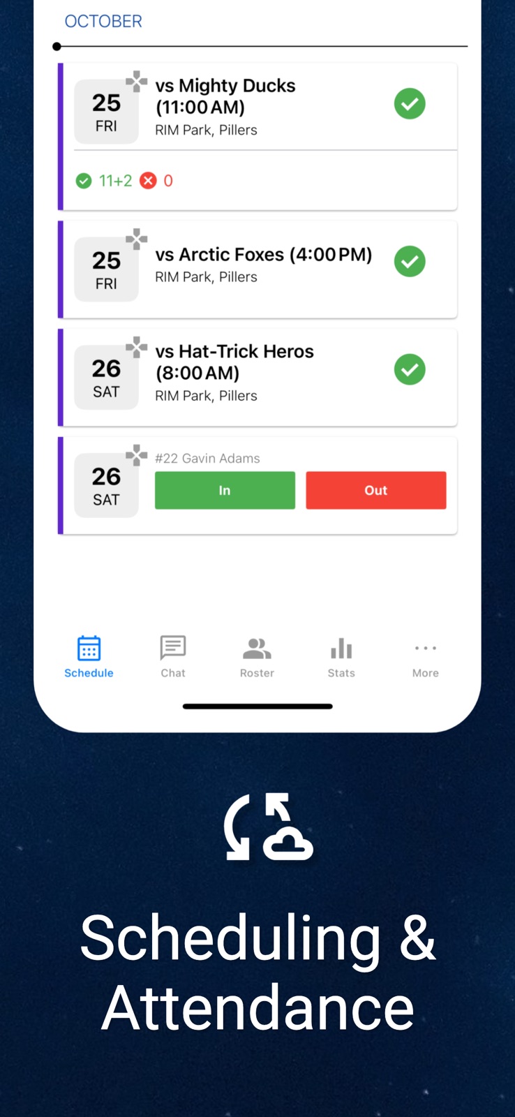 Mad Puck - Hockey Team Manager iphone screenshot 2