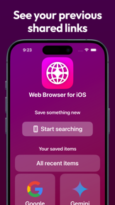 Browser: Web Search via Google screenshot