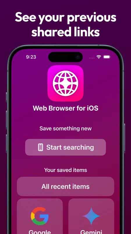 Browser: Web Search via Google screenshot 2 of 4