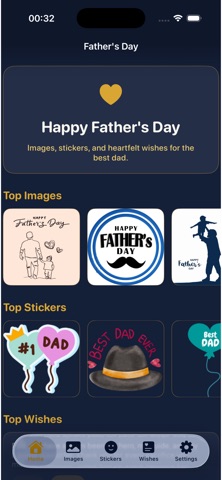 Happy Fathers Day 2026 Images iPhone screenshot