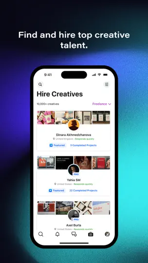 Behance – Creative Portfolios iPhone Screenshot 5