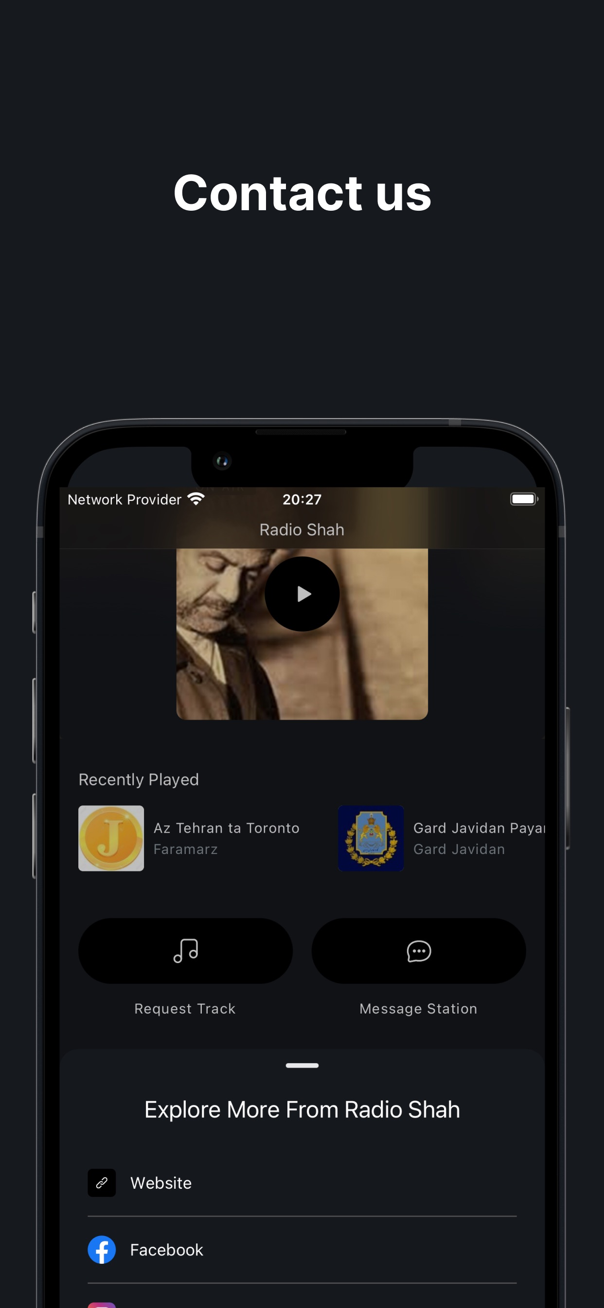 Radio Shah screenshot 3