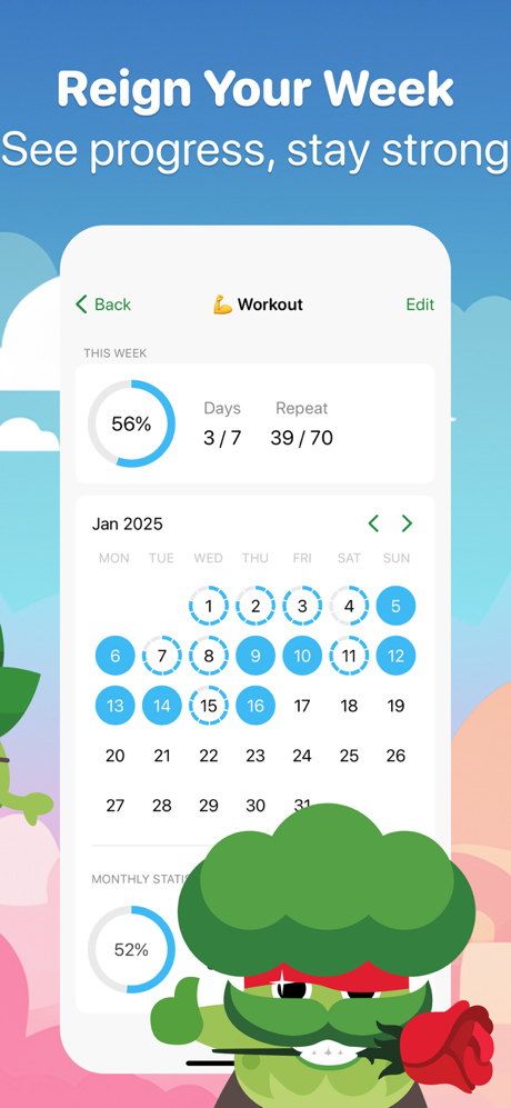 Diary HabitHop Habit Tracker screenshot 3