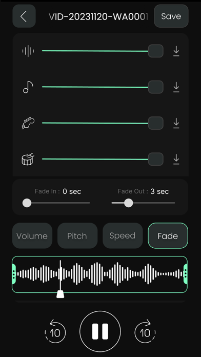 Screenshot #3 pour AIMusic - Vocal Remover