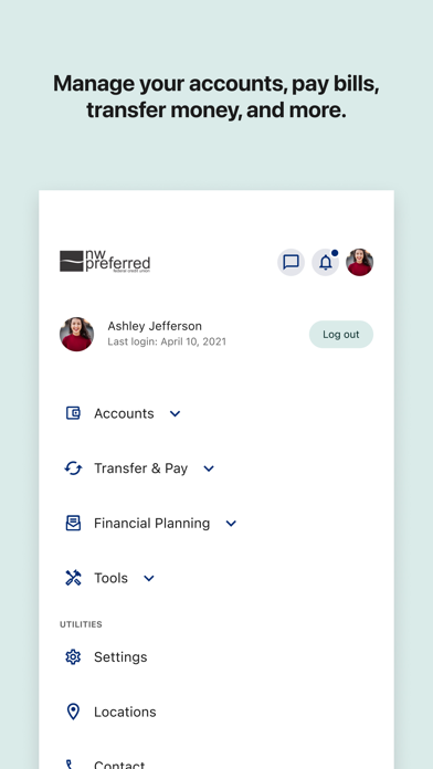 NW Preferred FCU iPhone screenshot 5 - Finance app