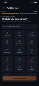 RevLog: Vehicle Service Log screenshot