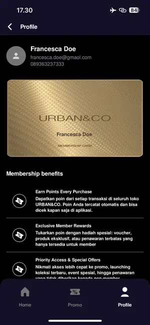 URBAN&CO Member iPhone screenshot 5