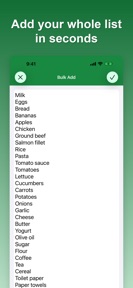 Grocery List Calculator: Grabb screenshot
