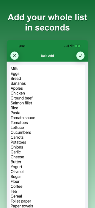 Grocery List Calculator: Grabb Screenshot 4 of 5