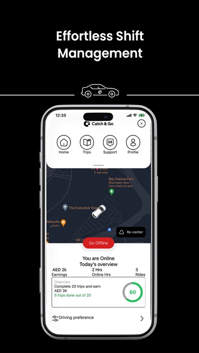 Catch & Go Driver Screenshot