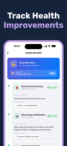 Sober Tracker: Quit Drinking Screenshot 4 of 8