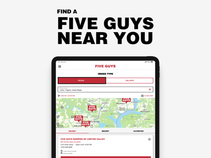 Five Guys Burgers & Fries screenshot 8
