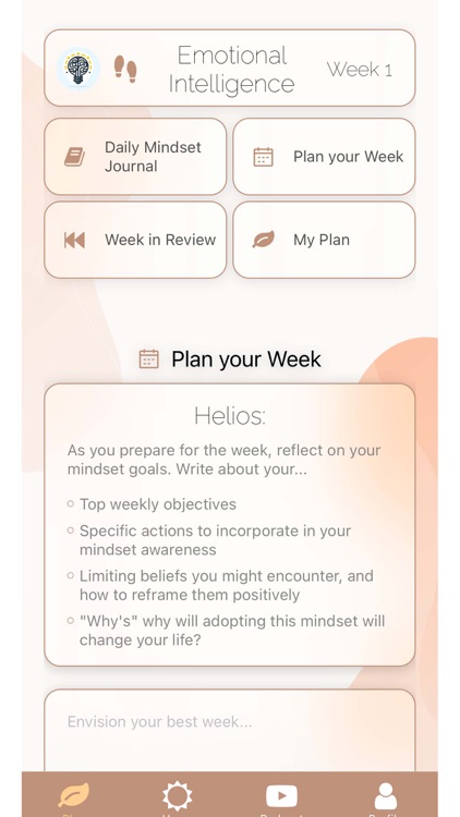 Helios: AI Mindset Coaching