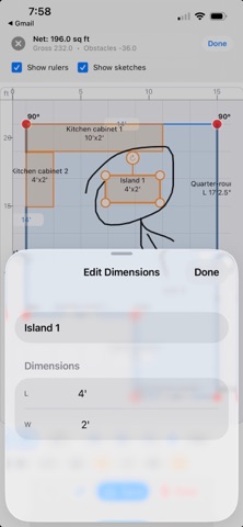 Floor Measure & Quote iPhone screenshot