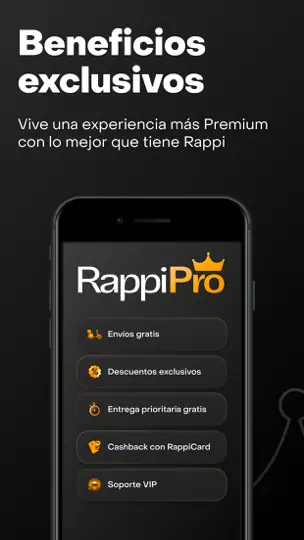 Captura de pantalla de Rappi - Pide Todo En Minutos en iPhone 8