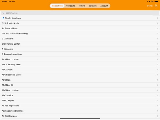 OrangeQC iPad screenshot 5 - Business app