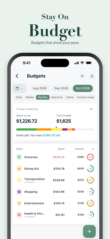 Money Manager: Dépenses screenshot 2 of 8