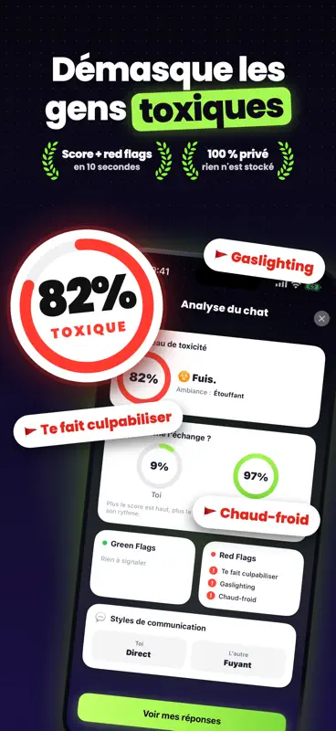 Toxik AI: Détecte & Réponds screenshot 1 of 5