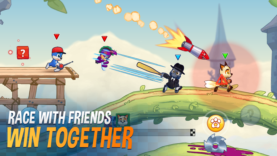 #5. Fun Run 4 - Multiplayer Game (iOS) Podle: Dirtybit AS