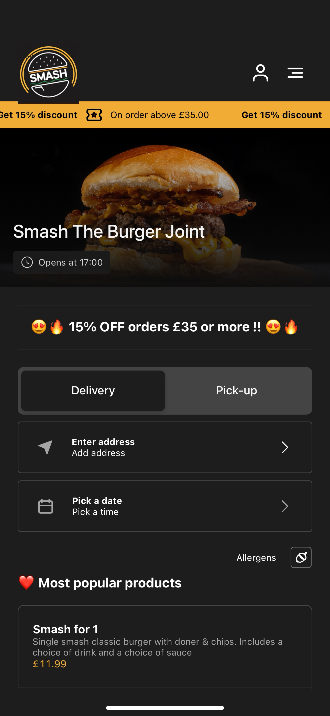 Smash The Burger Joint Sout screenshot 3