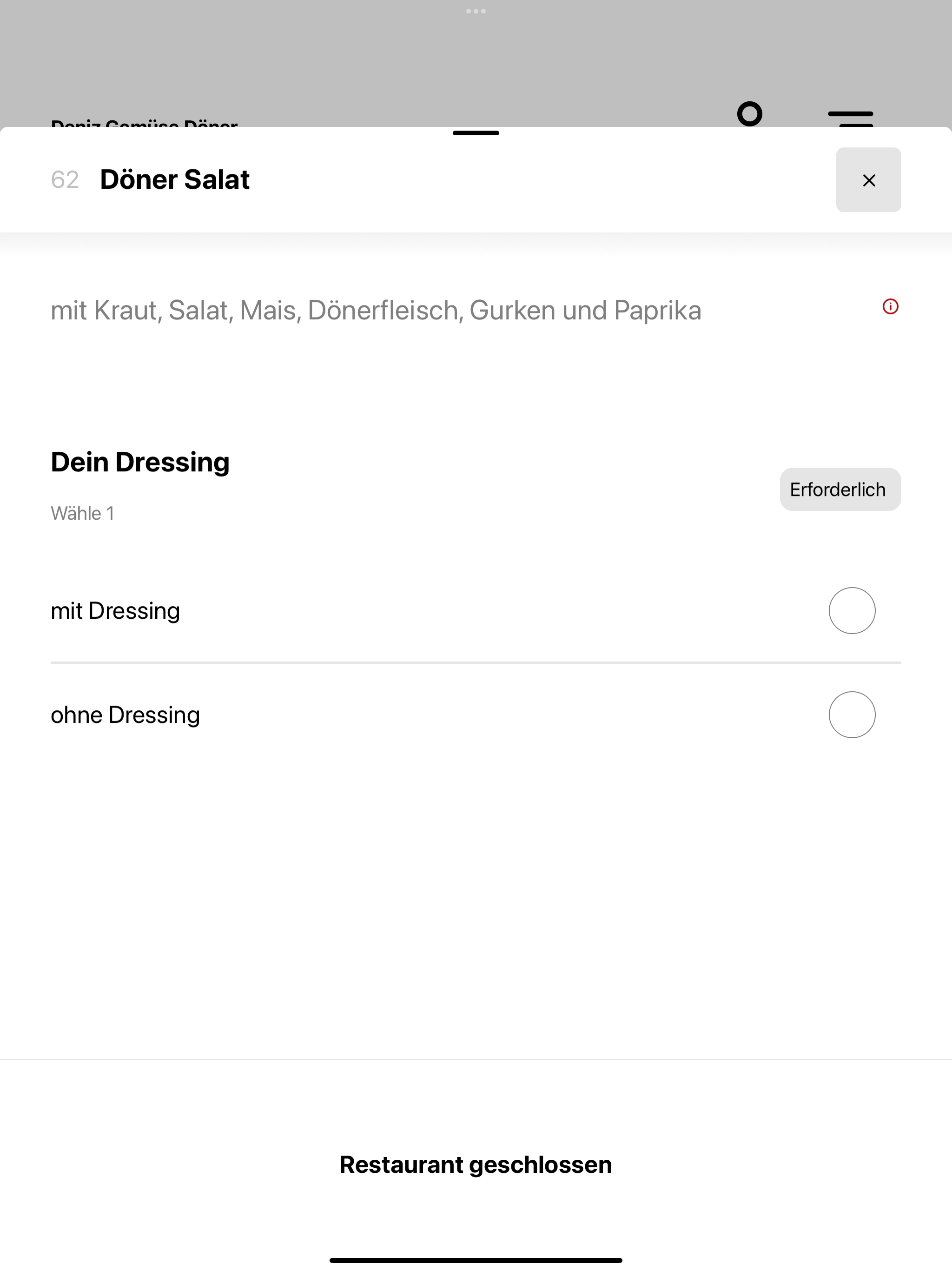 Deniz Gemüse Döner