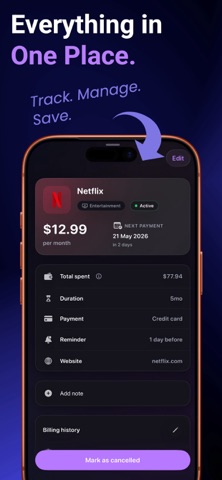 Subslice: Track Subscriptions Screenshot 5 of 6