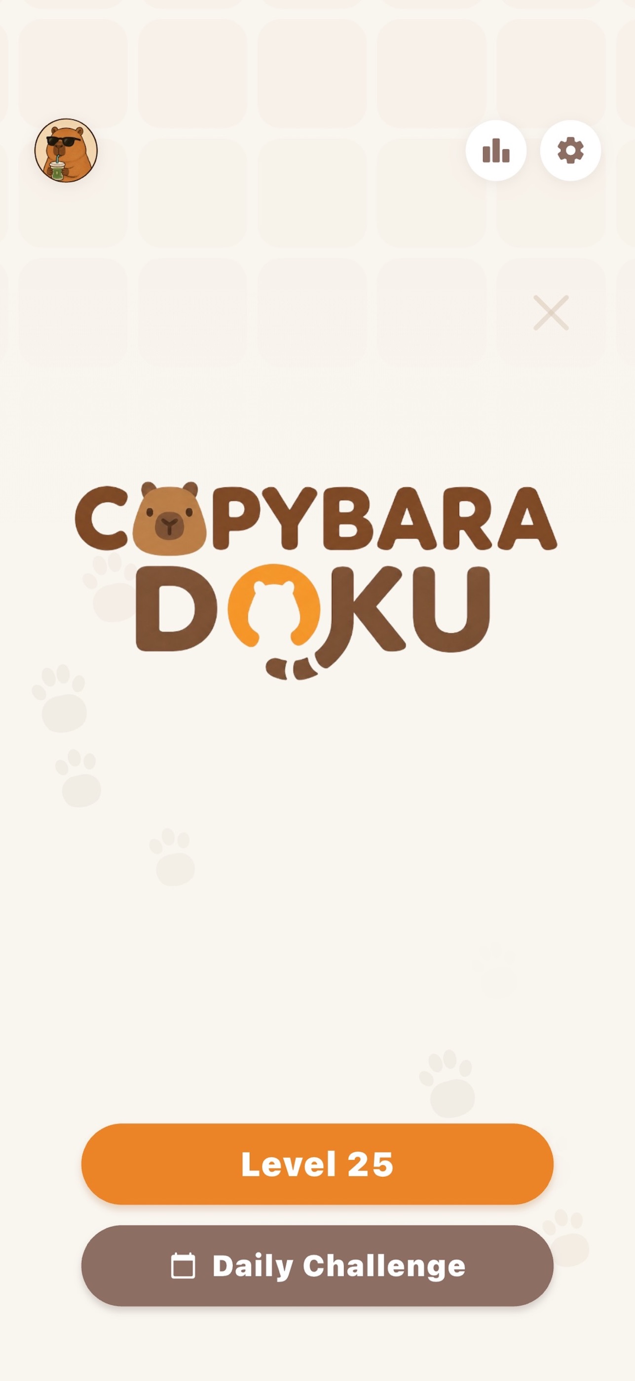Screenshot 1 of Capybaradoku: Logic Puzzle