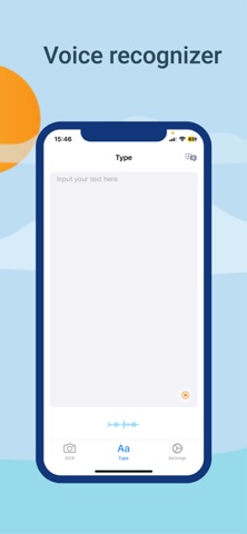 AI Speech & Translation Text screenshot