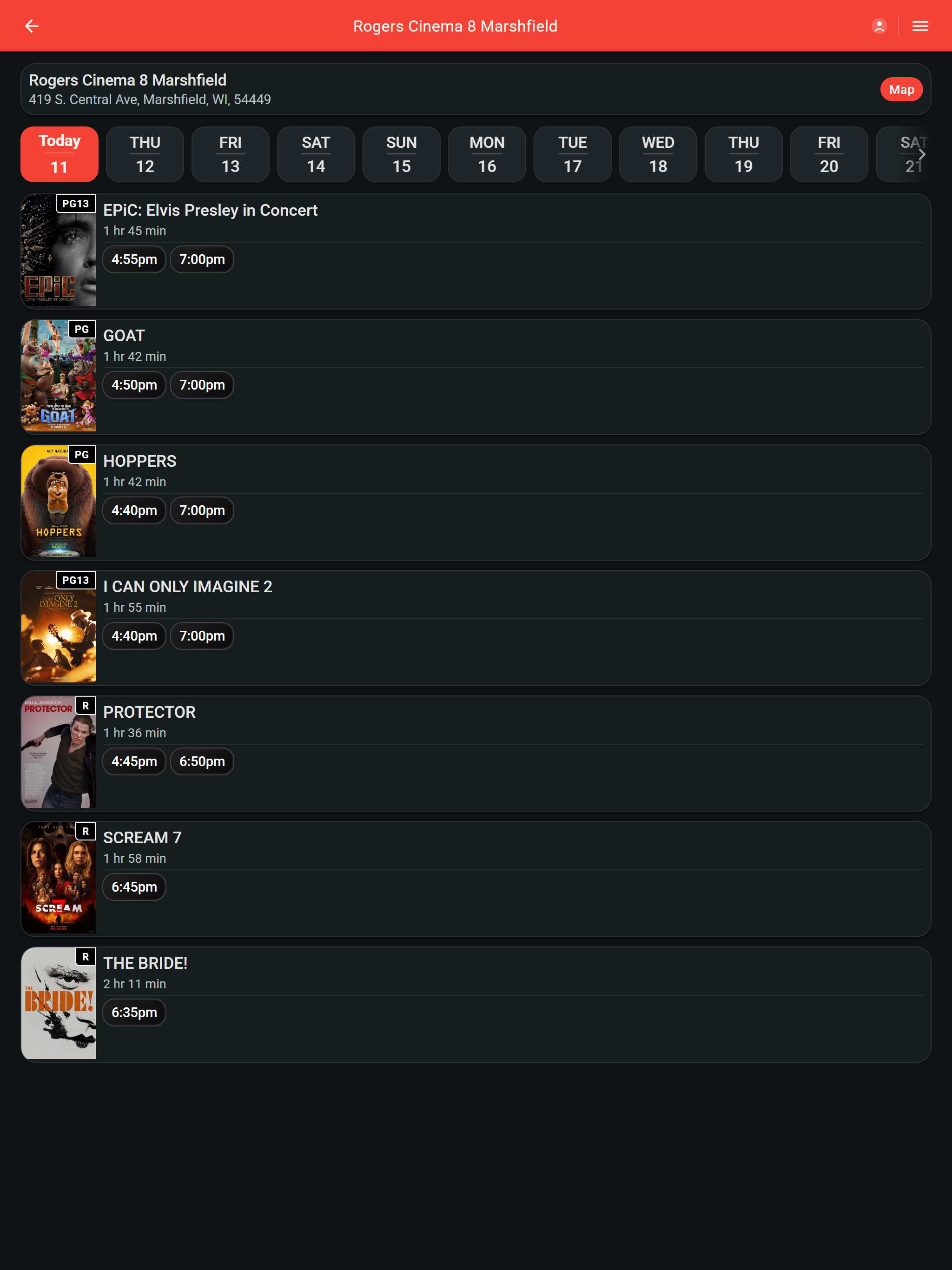 Rogers Cinemas screenshot 5