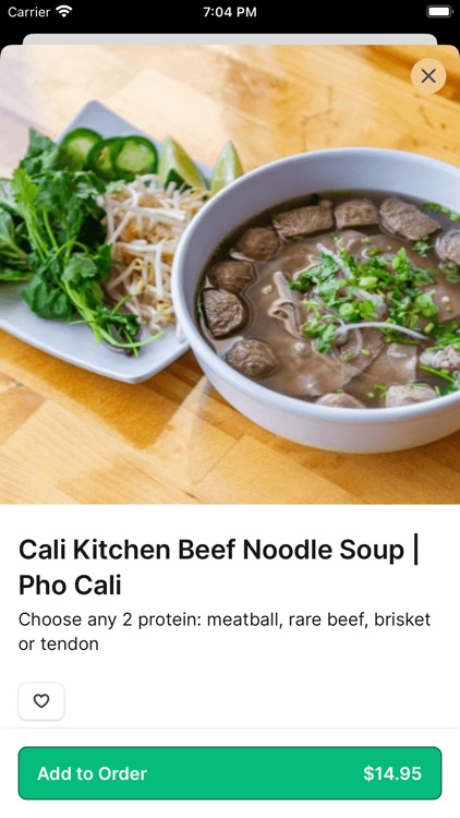 Cali Kitchen To Go App