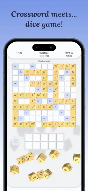 High Roll Glyph: Word Game screenshot 1