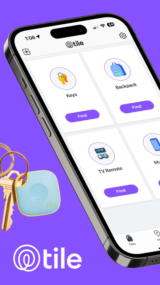 #1. Tile - Find lost keys & phone (iOS) 由: Tile, Inc.
