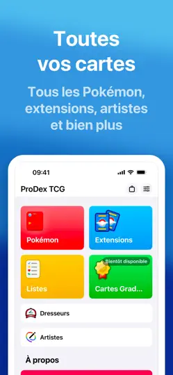 Capture d'écran de ProDex TCG - Toutes Les Cartes sur iPhone 1