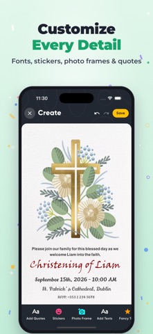 Invitation Maker: Party Invite Screenshot 4 of 6