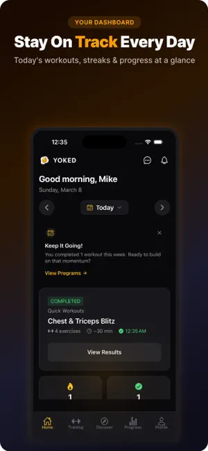 Yoked: AI Trainer screenshot 3