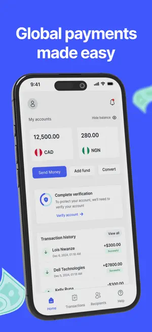PadiePay: Send Money to Africa screenshot 1