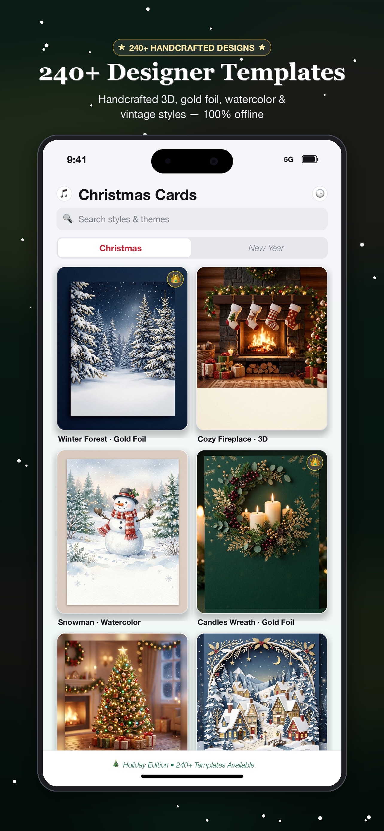 Screenshot 4 of Christmas Card Maker: Xmas AI