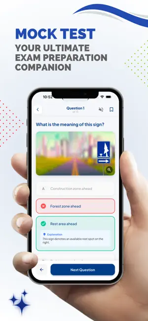 CT DMV Permit Test Prep screenshot 2