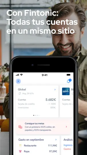 Captura de pantalla de Fintonic | Ahorra Y Finánciate en iPhone 1