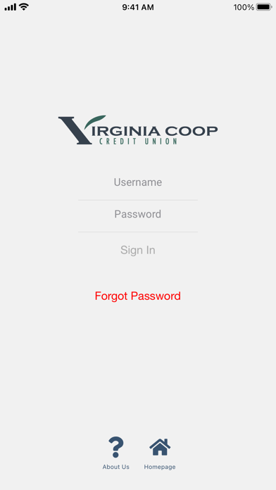 Virginia Coop CU Screenshot