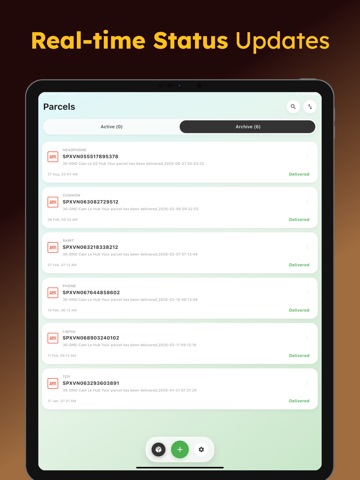 Package Tracker - UPX iPad screenshot