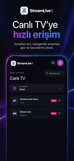 StreamLiveX Smart IPTV Player screenshot 3