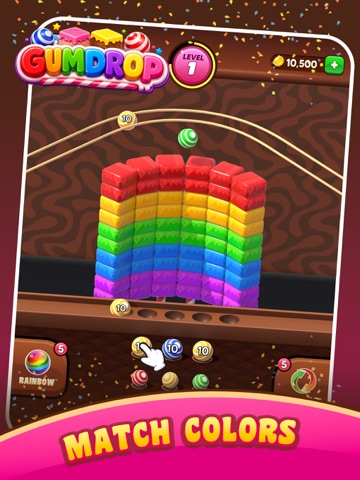 Gum Drop: Color Sorting Puzzle iPad screenshot