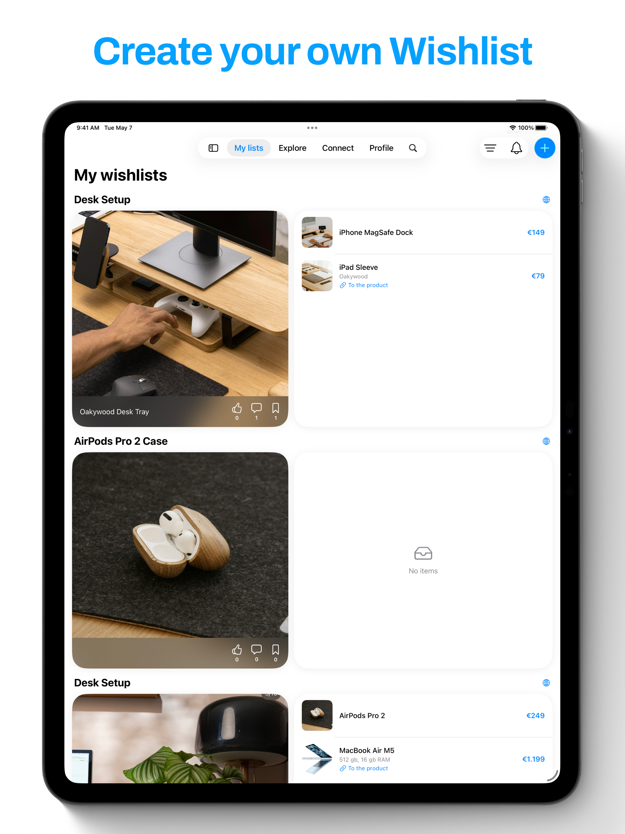 Wishlist – Share & Discover